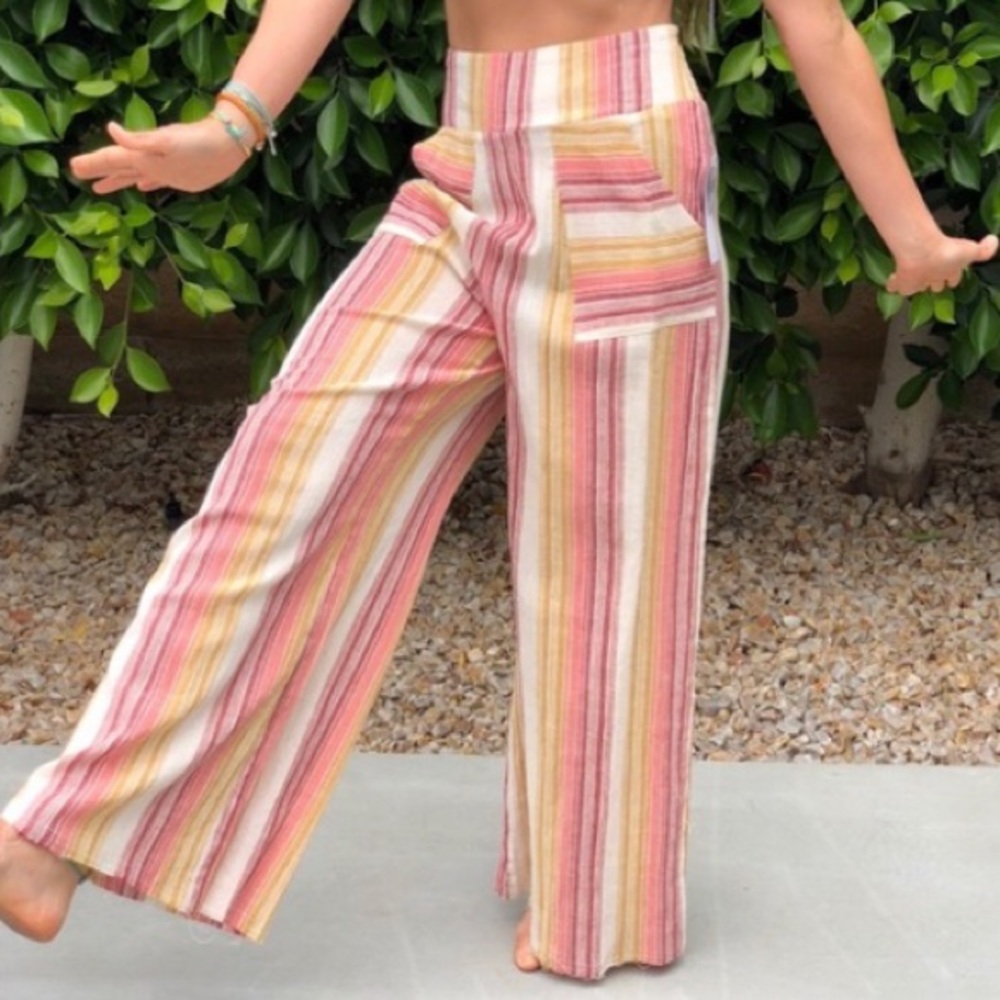 🌴🌼RIP CURL- GOLDEN DAYS STRIPE PANTS🌼🌴 - Picture 6 of 15